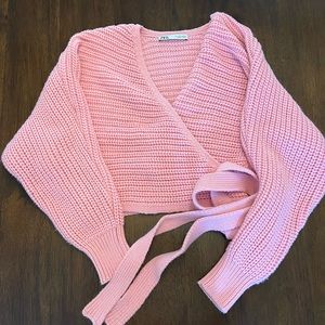 Zara wrap sweater